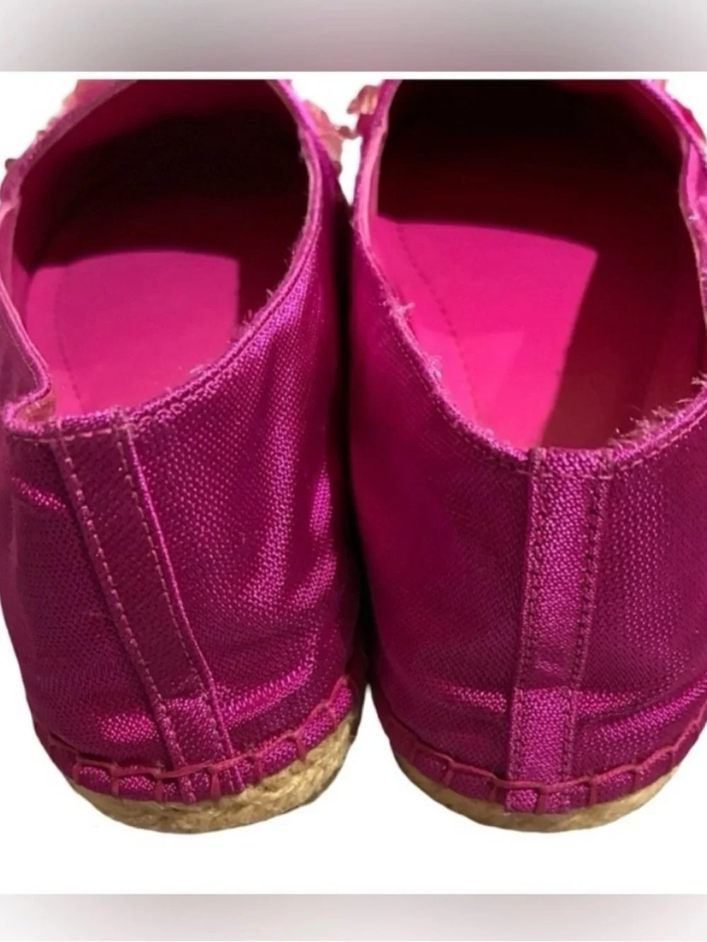 Dior Fushia Embellished
Espadrille Flats Pink
Authentic size 8.5 - Picture 12 of 12
